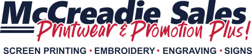 McCreadie Sales Printwear & Promotion Plus Logo