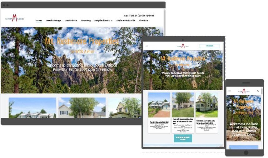 Gallery of completed websites.