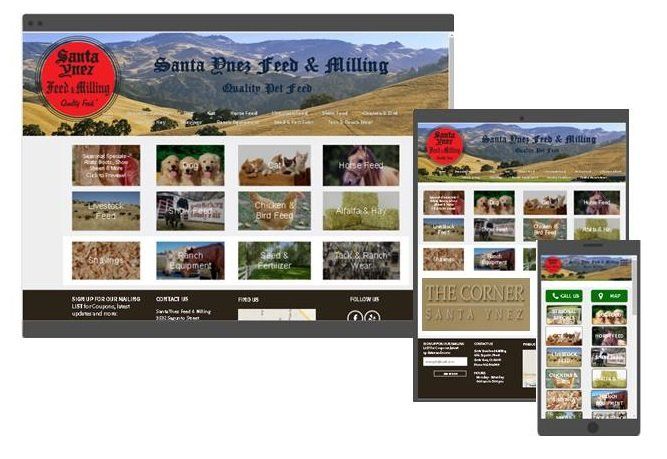 Image of Santa Ynez Feed Website
