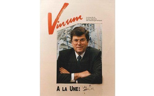 Volantino storico riguardante il vino