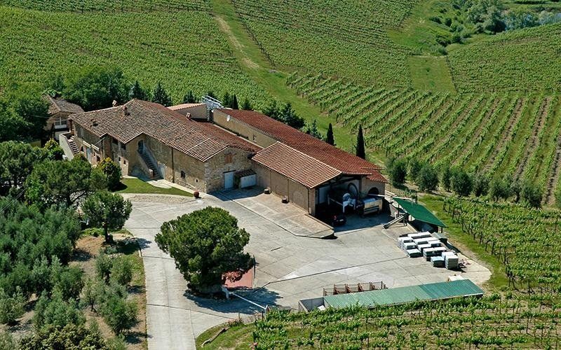 Farm view from above