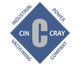 cin cray power vacuuming logo