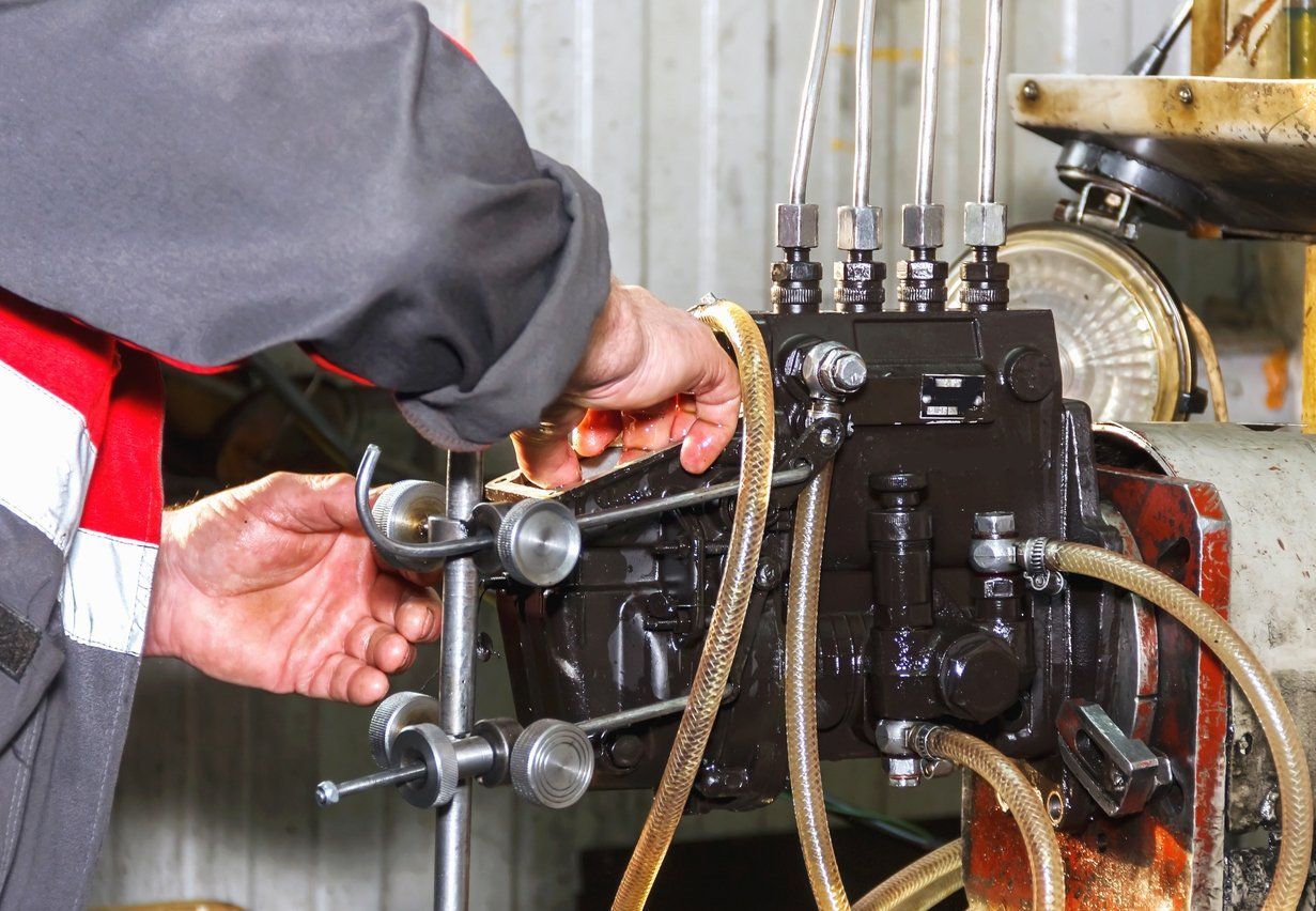 Repairman fixing a home generator in Buffalo, NY