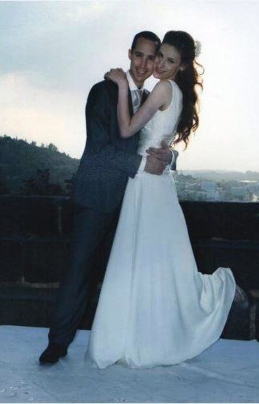 A wedding couple
