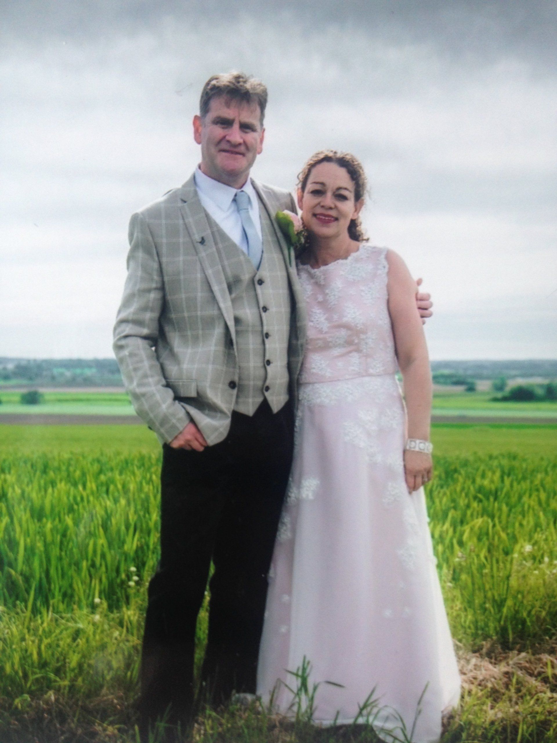 the bride and groom