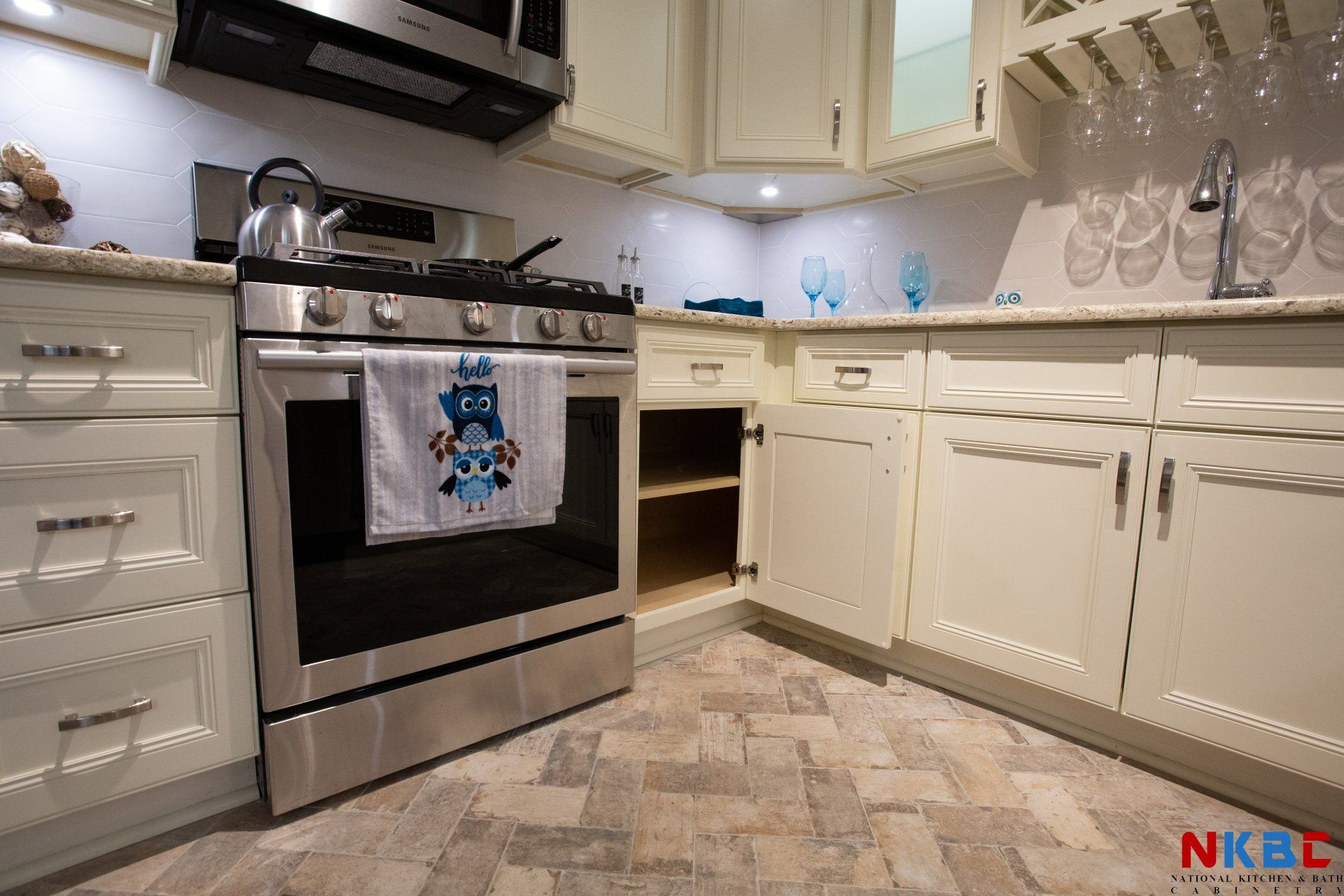 Stove with Cabinetry