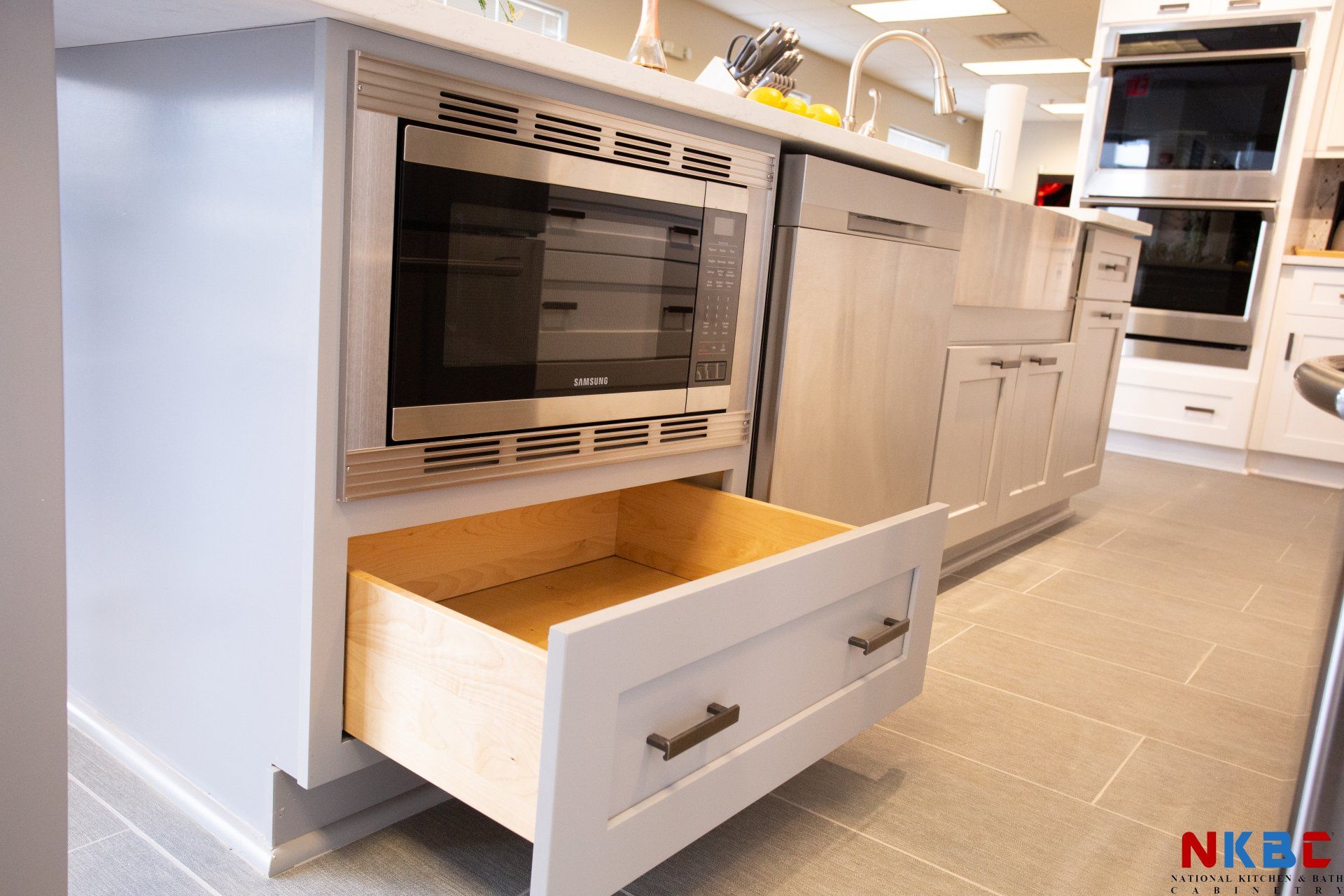 Drawer Below the Microwave