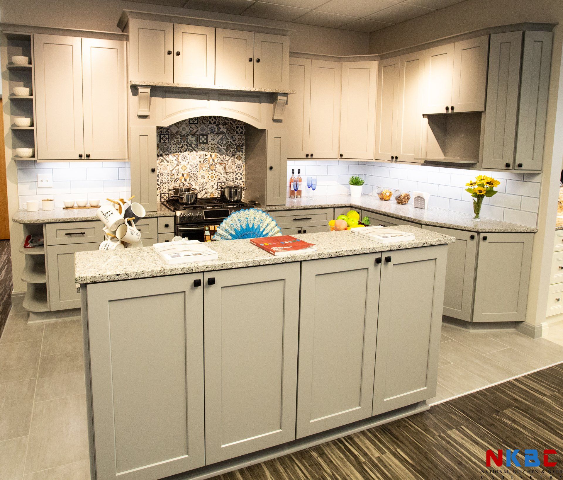 Kitchen Island with Cabinets