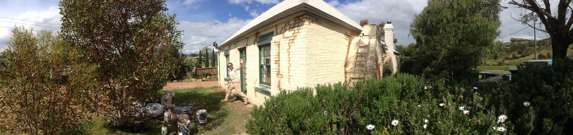 re-pointing lime mortar heritage and slate roofing hobart australia