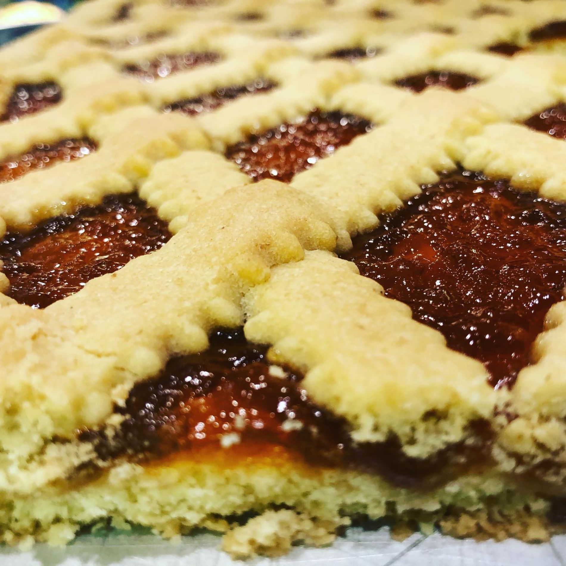 crostata con marmellata