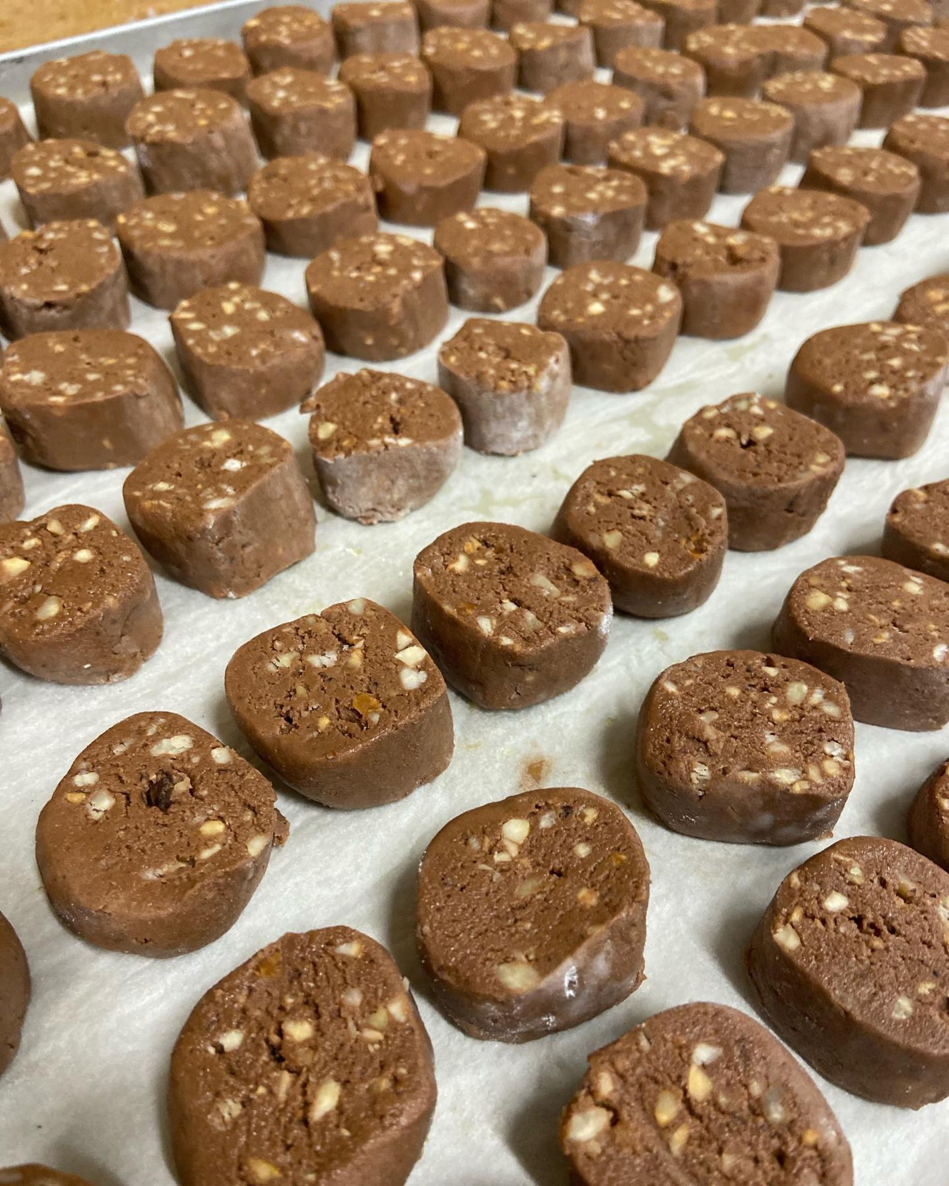 fettine di salame di cioccolato