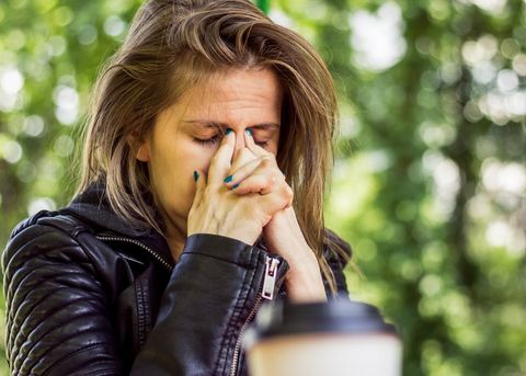 Woman Feeling Sick — Hickory, NC — Hickory Allergy and Asthma Clinic PA