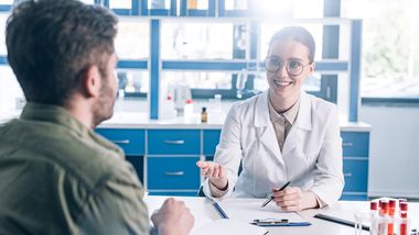 Patient Consulting With Doctor — Hickory, NC — Hickory Allergy and Asthma Clinic PA