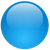 Glossy blue sphere.