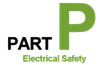 The logo for part electrical safety is green and black
