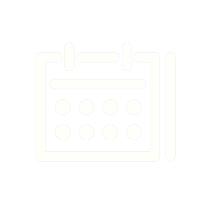 Kalendersymbol mit Konturdesign.