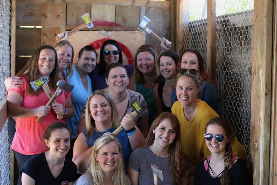 Axe Throwing Group Axe Throwing Group
