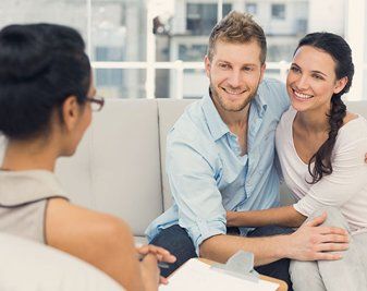 Couple Hugging - Counseling in Therapy Session in Everett, WA
