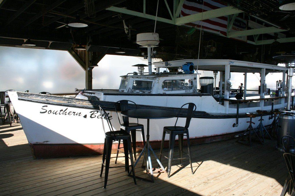 Southern Belle fishing boat inside Boat House