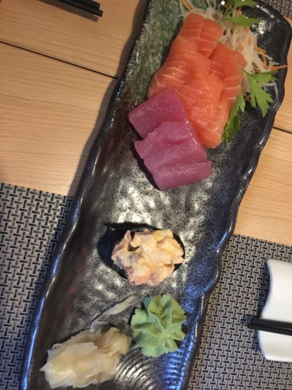 sashimi di tonno e salmone