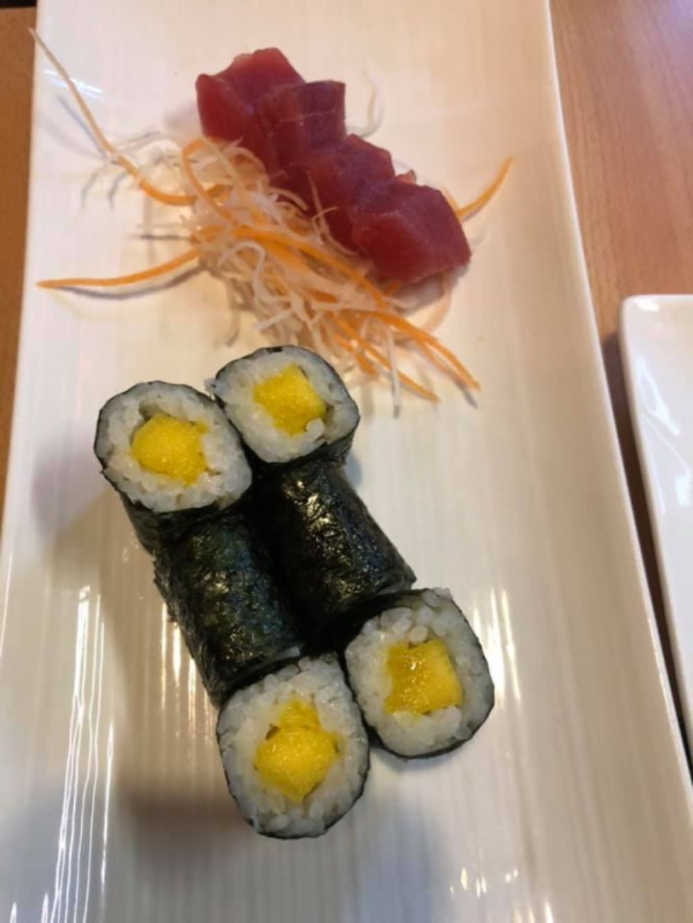 hosomaki con verdure