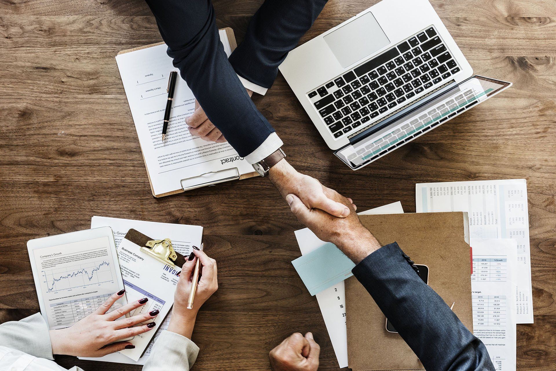 Business Handshake — Temecula, CA — Copeland and Benner CPA