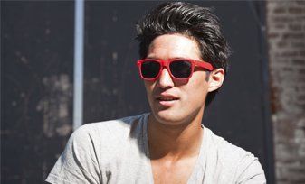 Red Sunglasses — Eye wear in Henderson, NV Red Sunglasses — Eye wear in Henderson, NV