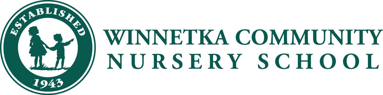 A logo for the winnetka community nursery school