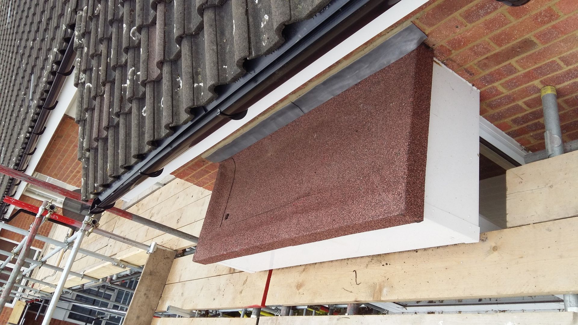 after roof installation