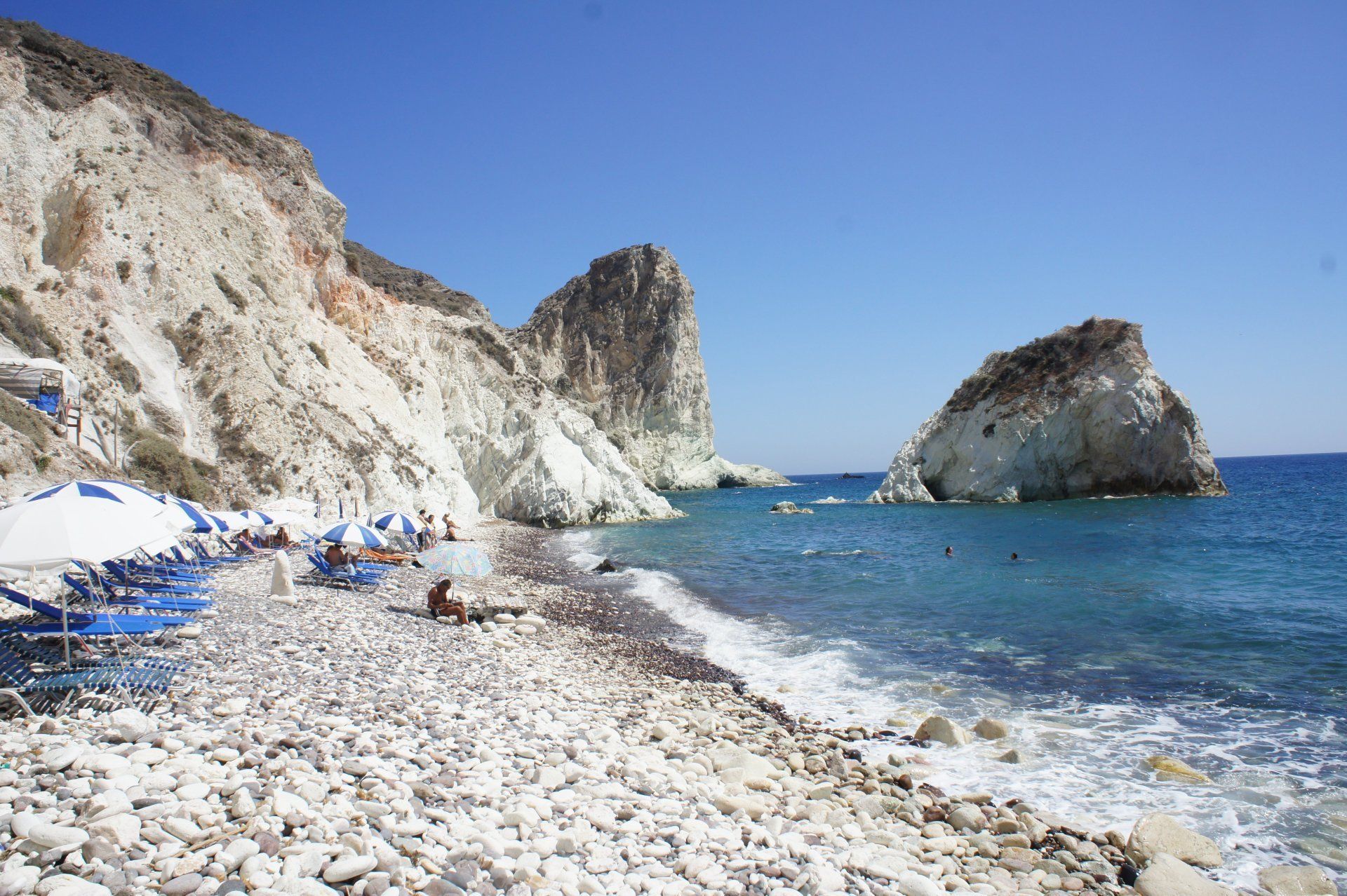 White Beach Santorini Grécia