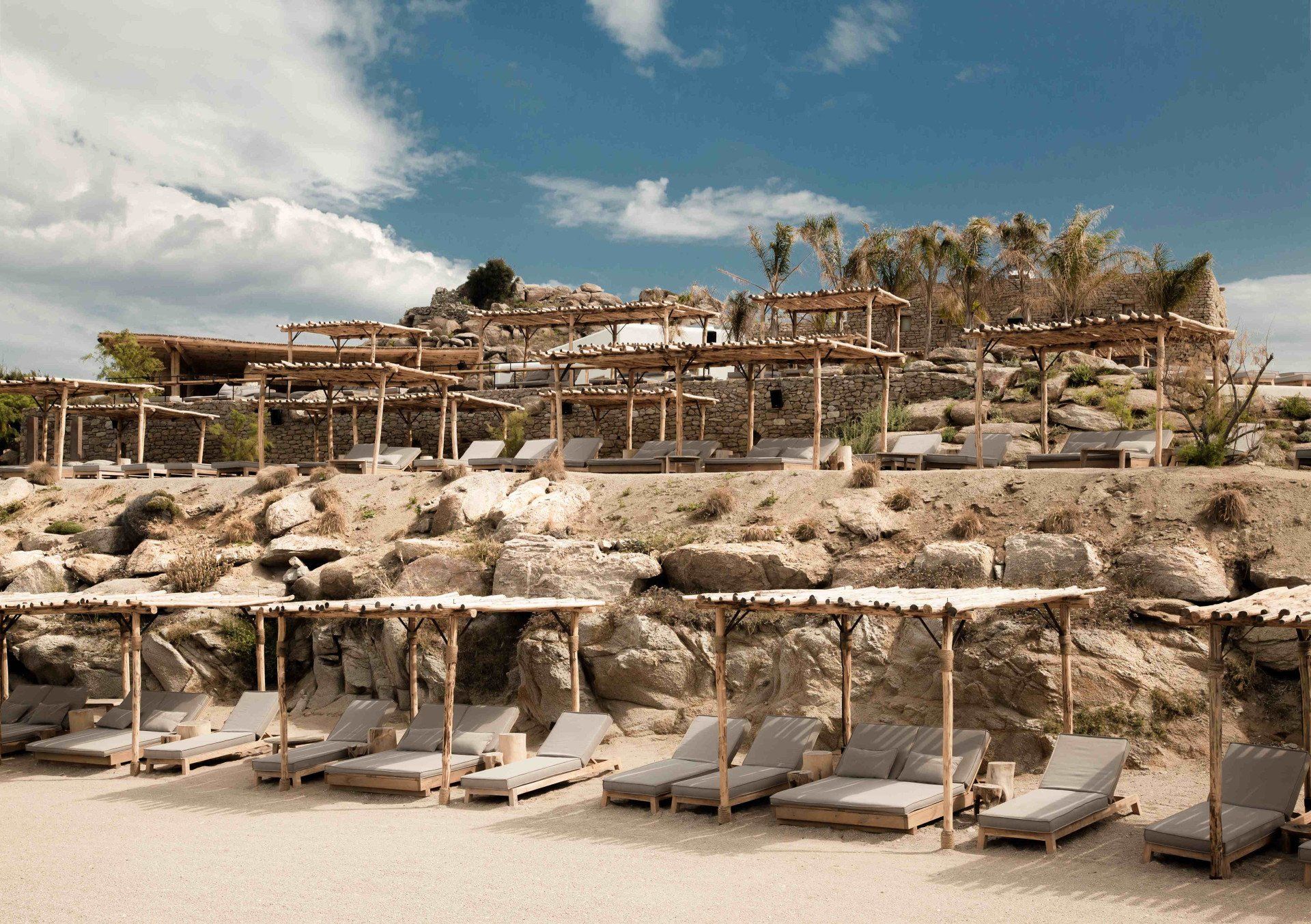 Scorpios Beach Club Mykonos Grécia