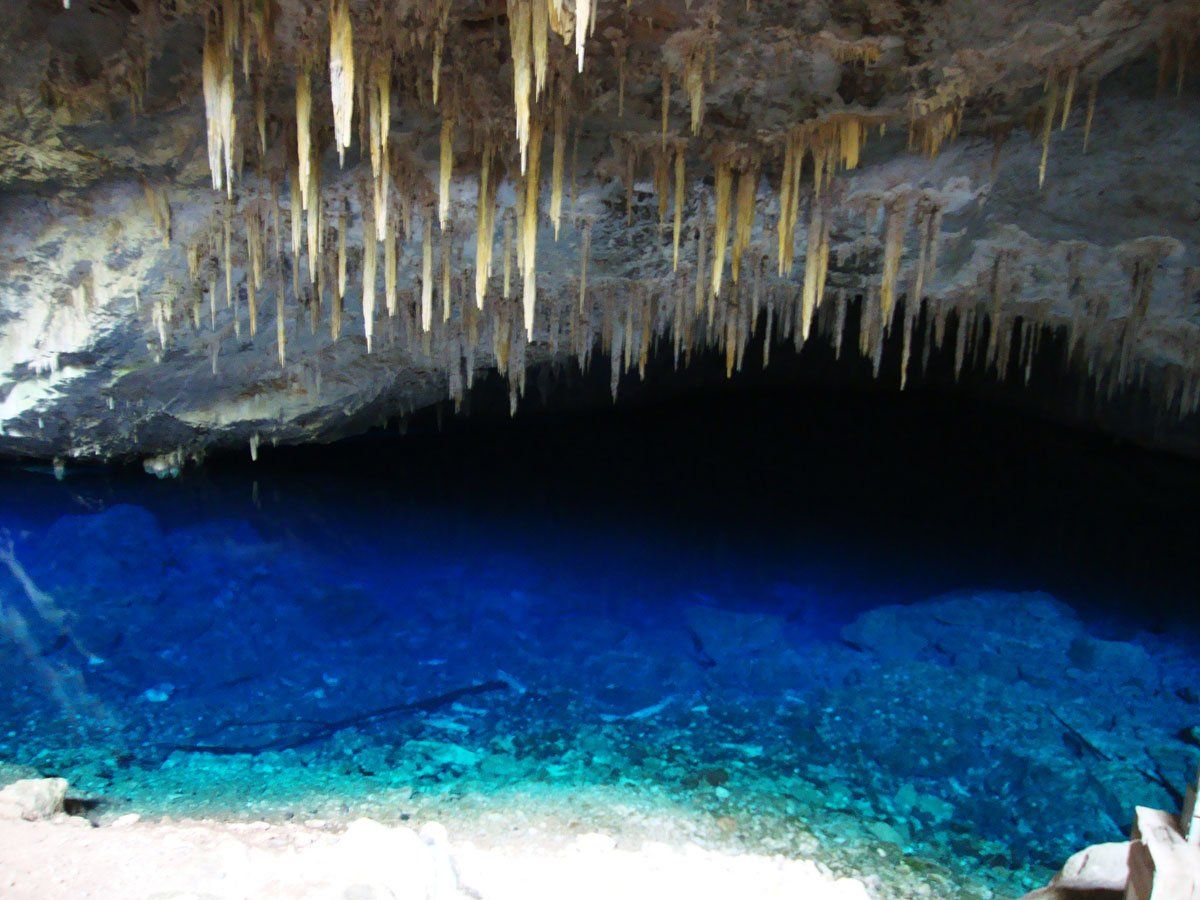 Gruta da Lagoa Azul Bonito
