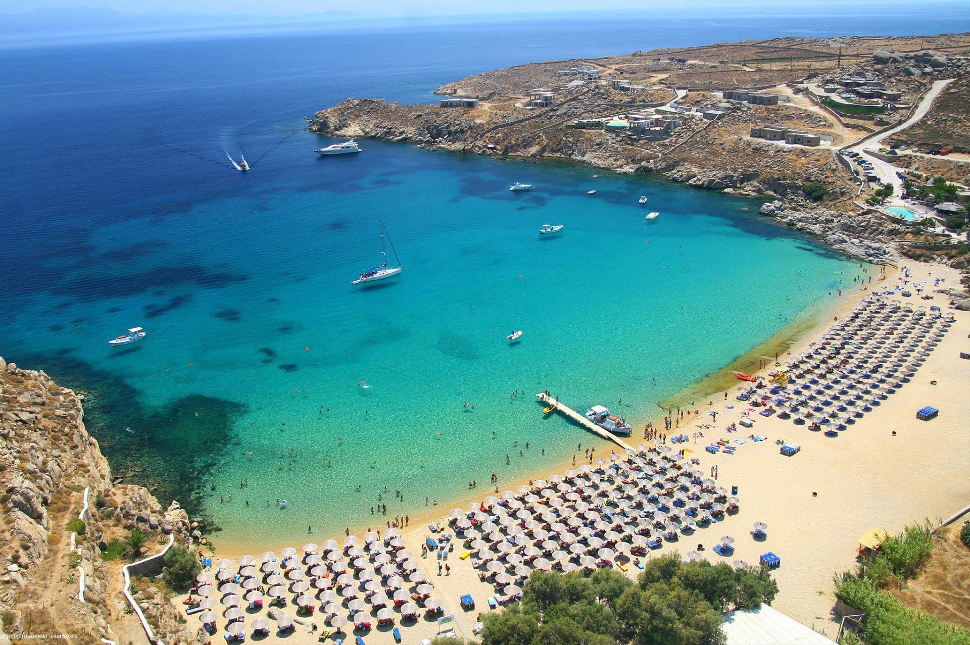 Super Paradise Beach Mykonos Grécia