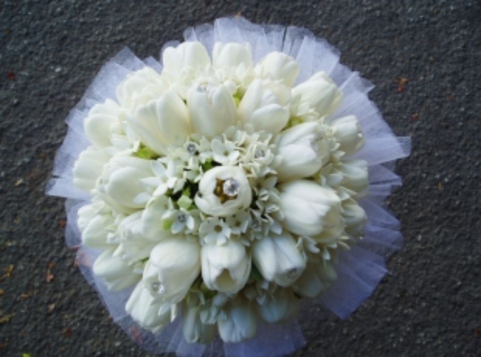 bouquet bianco