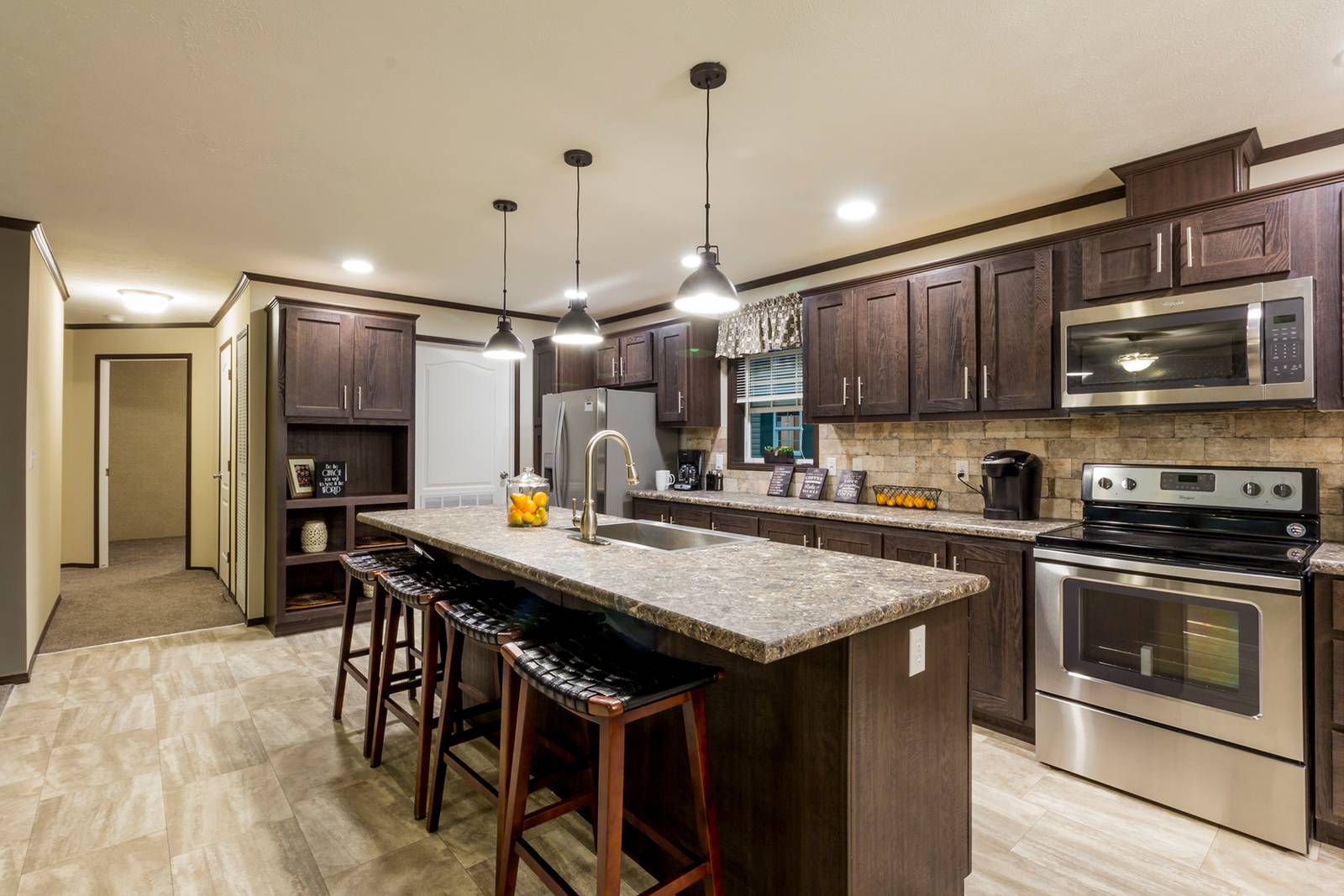 Bean's Homes Kitchen Interior Options in Lyndonville, Vermont