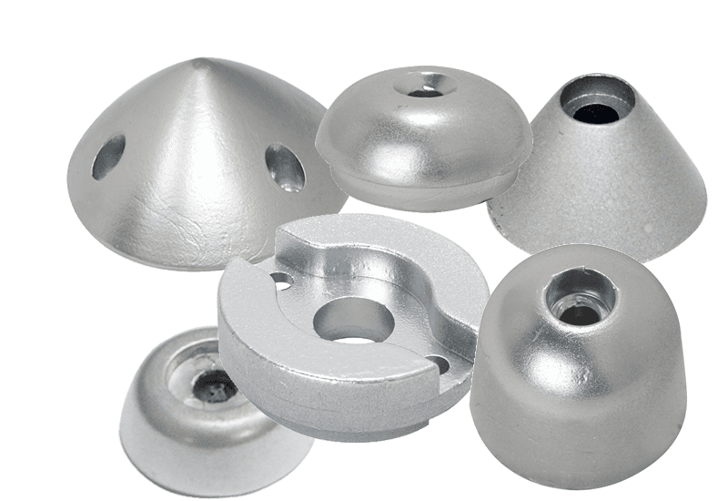 Collection of marine Bow Thruster Anodes