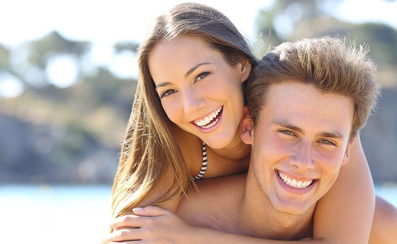 woman smiling