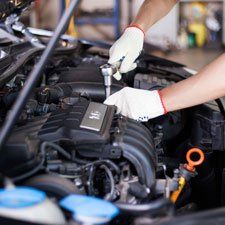 engine repair at the garage
