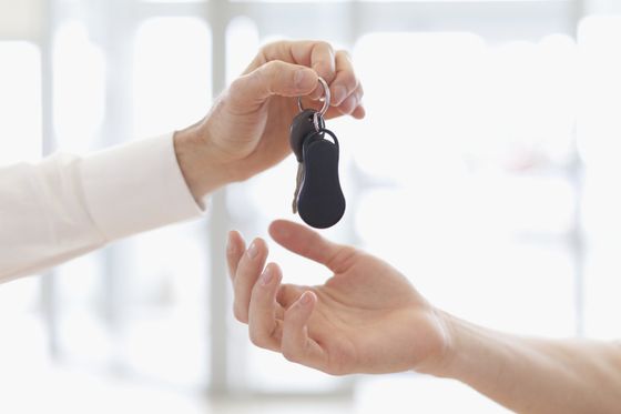 Giving Car Keys — Auburn, WA — Auburn License Agency, Inc. Giving Car Keys — Auburn, WA — Auburn License Agency, Inc.
