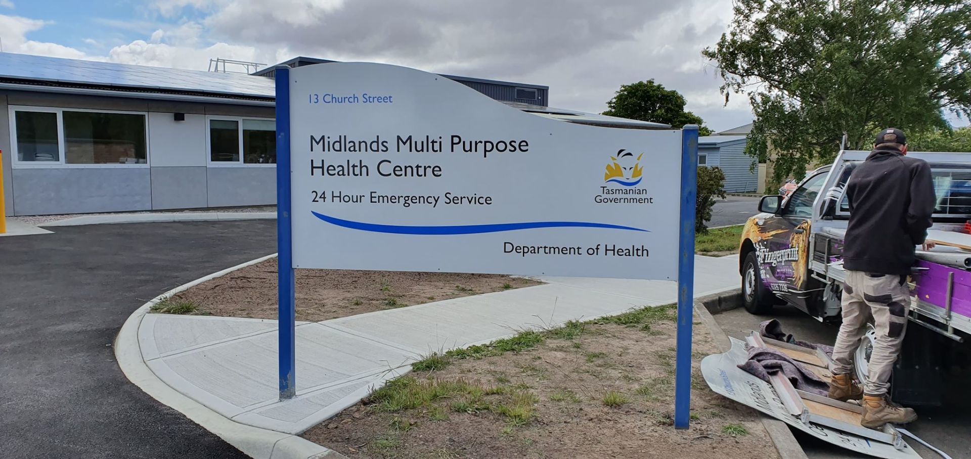 Midland Multi Purpose Health Centre Signage