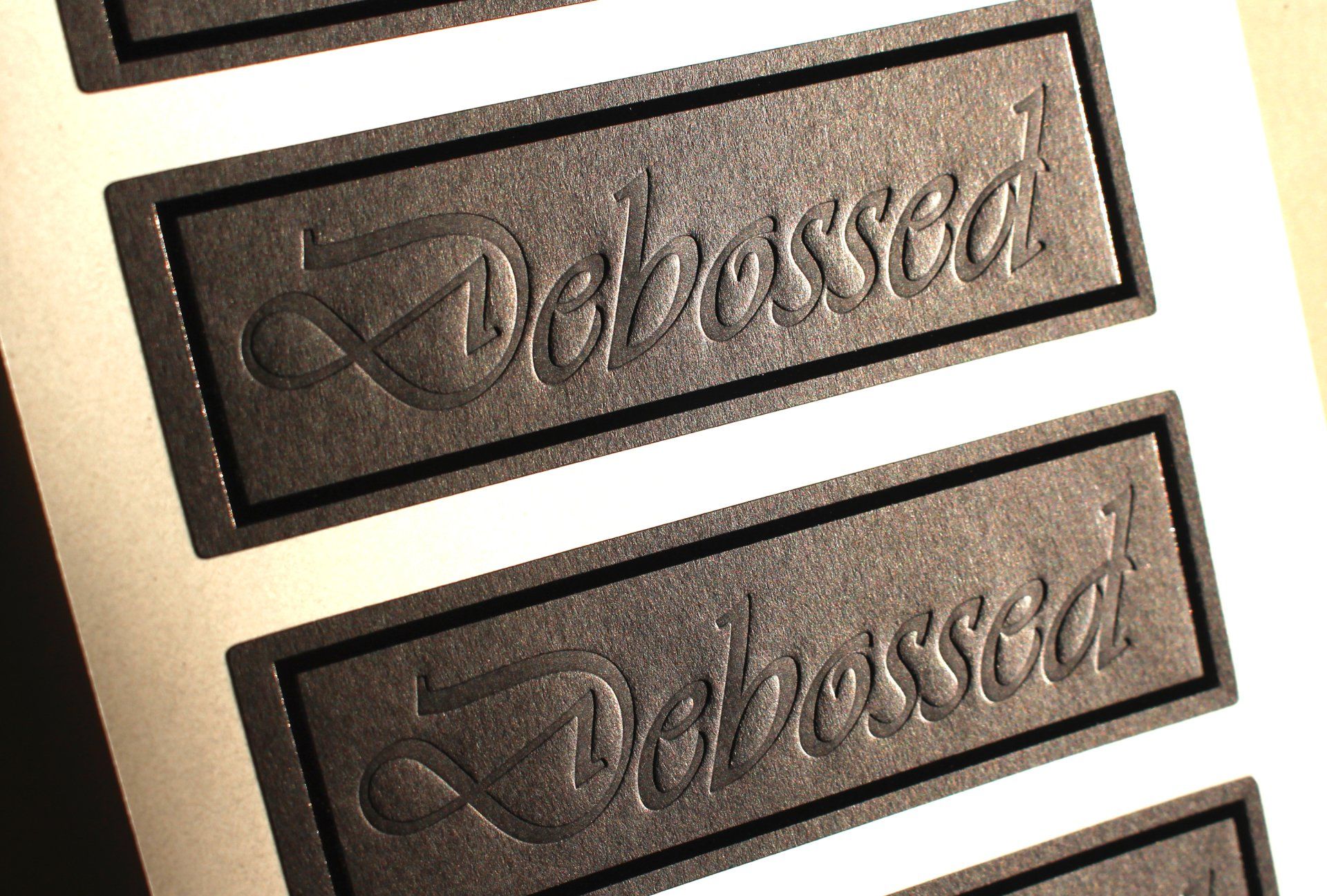 DEBOSSED