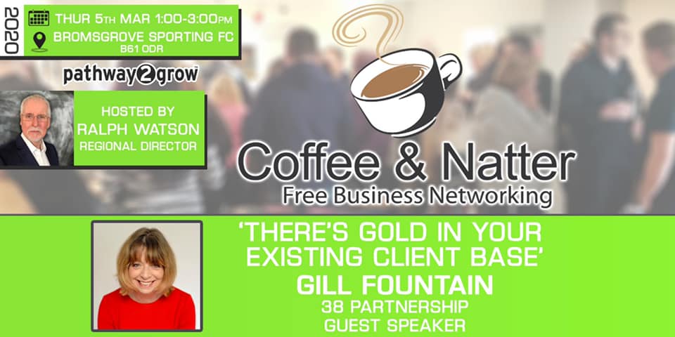 Coffee & Natter March 2020 Bromsgrove Gill Fountain