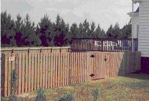 Fence Replacement — Wood Fence in Stantonsburg, NC Fence Replacement — Wood Fence in Stantonsburg, NC