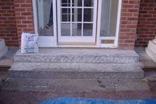 entrance before