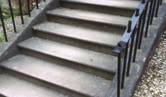 grey steps before