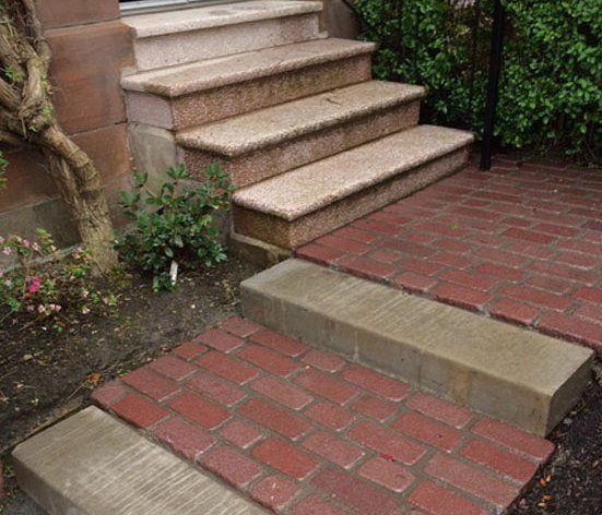 corner steps before