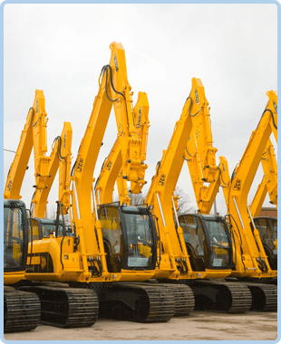 For plant vehicles in Rotherham call Hather Plant Hire Ltd A range of JCB diggers