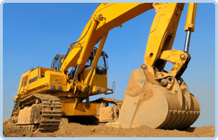To hire plant machinery in Rotherham call Hather Plant Hire Ltd Large digger