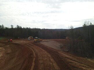 Lake Dam Creation - Sisk Grading in McDowell County, NC