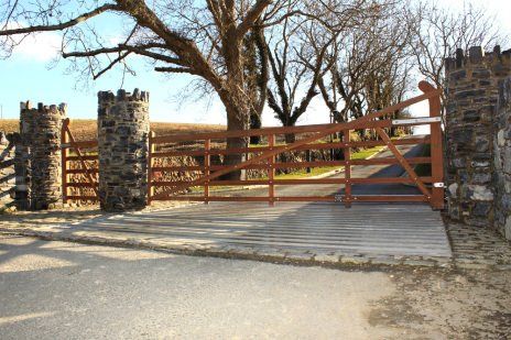 Wooden gates